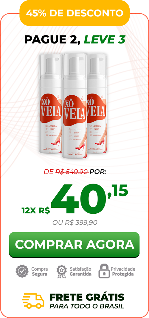 Kit 3 potes Xô Veia